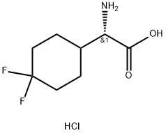 (2S)-2-amino-2-(4,4-difluorcyclohexyl)azijnzuurhydrochloride