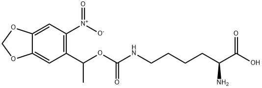 (2S)-2-aMino-6-((1-(6-nitrobenzo[d][1,3]dioxol-5-yl)ethoxy)carbonylaMino)hexaanzuur
