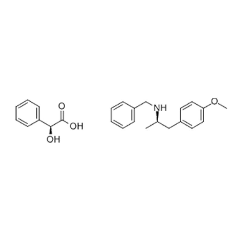(2S)-HYDROXY(FENYL)AZIJNZUUR (2R)-N-BENZYL-1-(4-METHOXYFENYL)PROPAAN-2-AMINE (1:1) (ZOUT)