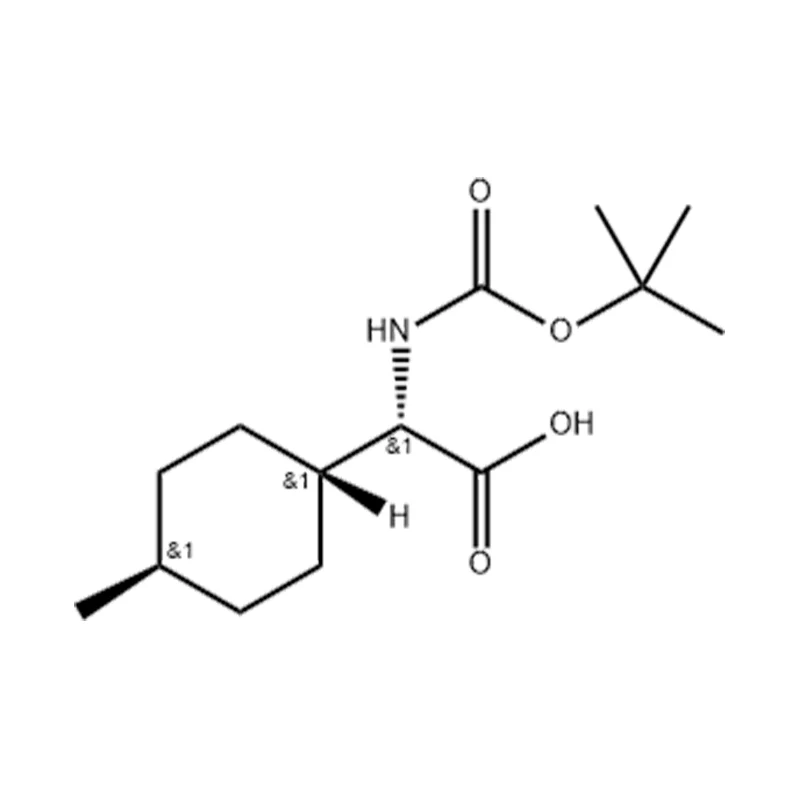 (S)-2-((tert-butoxycarbonyl)amino)-2-(trans-4-methylcyclohexyl)azijnzuur