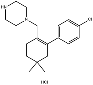 1-((4'-chloor-5,5-dimethyl-3,4, 5,6-tetrahydro-[1,1'-bifenyl]-2-yl)methyl)piperazinedihydrochloride