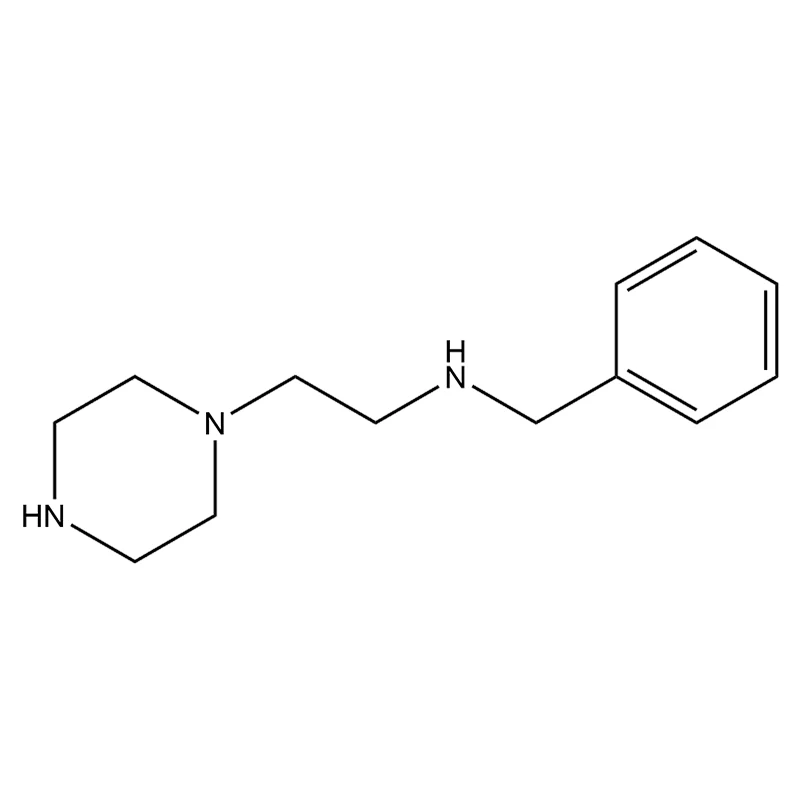 1-Piperazineethanamine, N-(fenylmethyl)-
