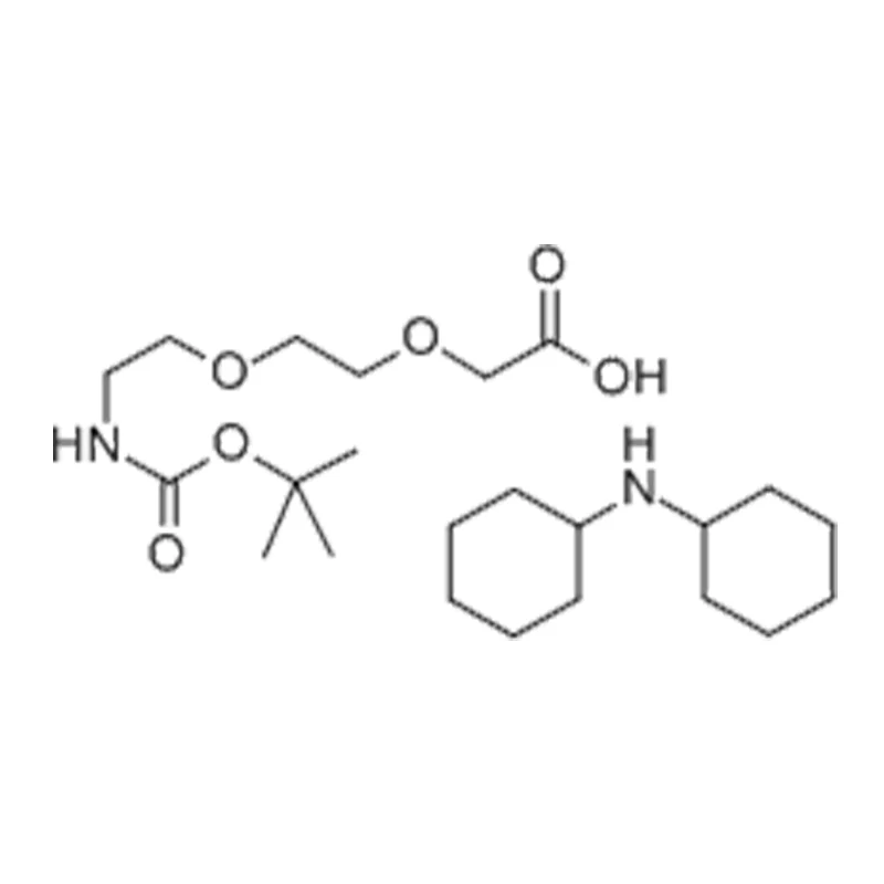 2-[2-[2-(Boc-amino)ethoxy]ethoxy]azijnzuur DCHA