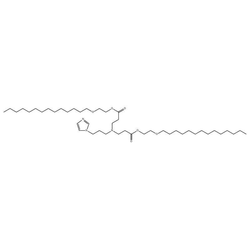 3-[3-imidazool-1-ylpropyl-[3-oxo-3-(2-tetradecanoxyethoxy)propyl]amino]propaanzuur-2-tetradecanoxyethylester