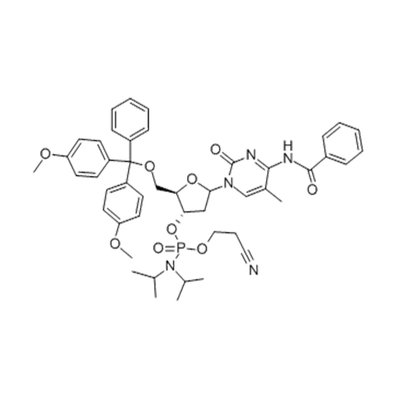 5'-O-(4,4'-DiMethoxytrityl)-N4-benzoyl-2'-deoxy-5-Methylcytidine-3'- O-(O-2-cyaanethyl-N,N-diisopropylaMino)fosforaMidiet