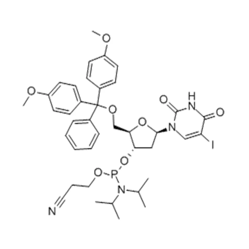 5'-O-DMTr-5-jood-2'-dU-3'-CED fosforamidiet