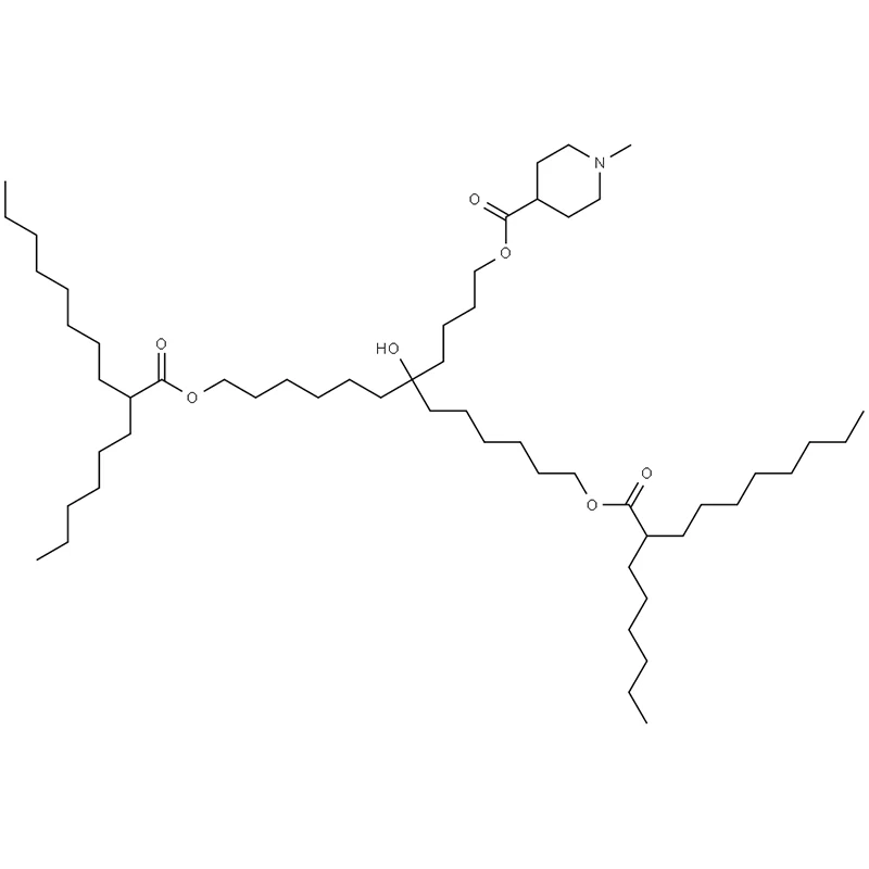 7-hydroxy-7-(4-((1-methylpiperidine-4-carbonyl)oxy)butyl)tridecaan-1,11-diylbis(2-hexyldecanoaat)