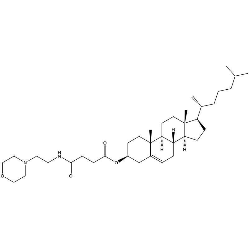 Cholest-5-een-3-ol (3β)-, 3-[4-[[2-(4-morfolinyl)ethyl]amino]-4-oxobutanoaat]