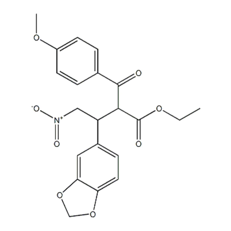 Ethyl-2-(4-methoxybenzoyl)-3-(3,4-methyleendioxyfenyl)-4-nitrobutanoaat