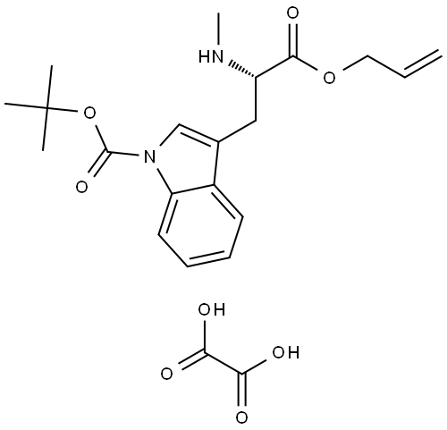 H-N-Me-Trp(Boc)-OAll-oxalaat