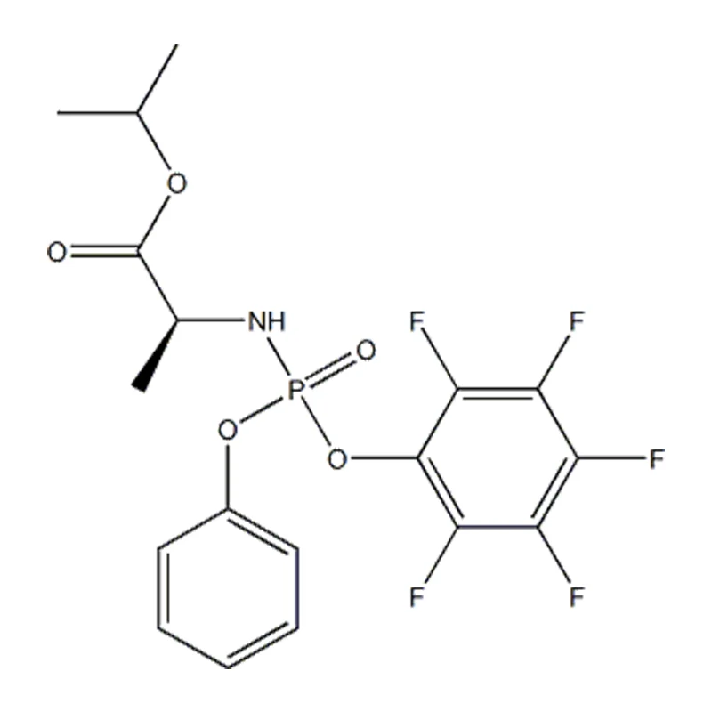 N-[(S)-(2,3,4,5,6-pentafluorfenoxy)fenoxyfosfinyl]-L-alaninel-methylethylester